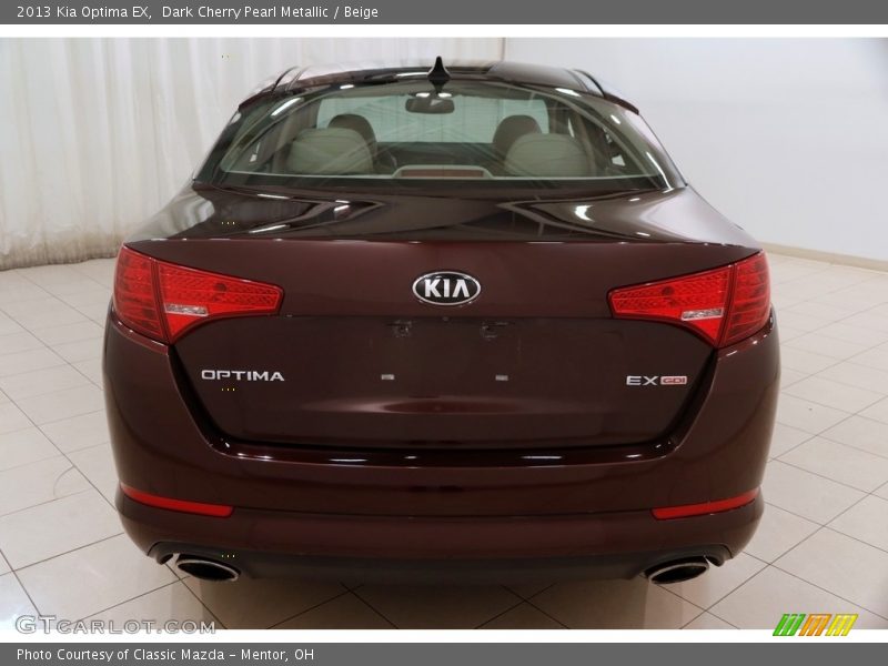 Dark Cherry Pearl Metallic / Beige 2013 Kia Optima EX