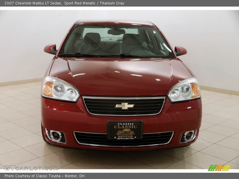 Sport Red Metallic / Titanium Gray 2007 Chevrolet Malibu LT Sedan