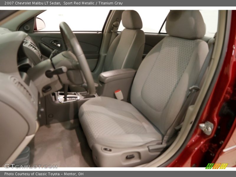 Sport Red Metallic / Titanium Gray 2007 Chevrolet Malibu LT Sedan