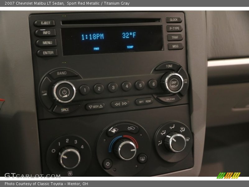 Sport Red Metallic / Titanium Gray 2007 Chevrolet Malibu LT Sedan