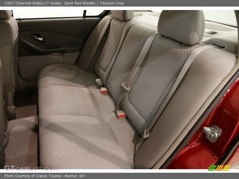 Sport Red Metallic / Titanium Gray 2007 Chevrolet Malibu LT Sedan