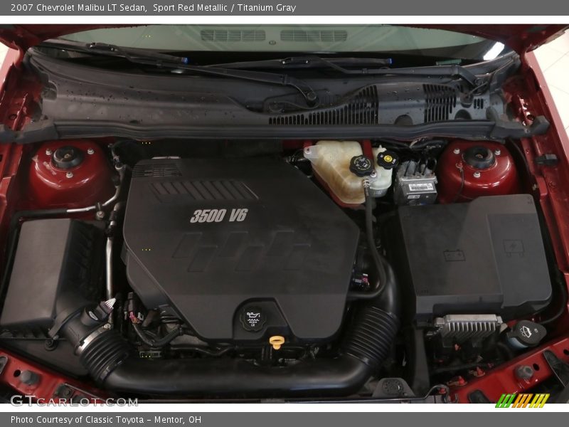 Sport Red Metallic / Titanium Gray 2007 Chevrolet Malibu LT Sedan