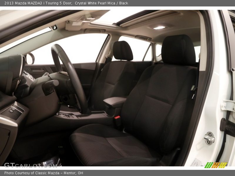 Crystal White Pearl Mica / Black 2013 Mazda MAZDA3 i Touring 5 Door