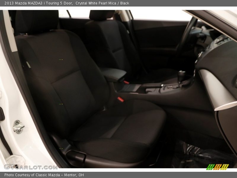 Crystal White Pearl Mica / Black 2013 Mazda MAZDA3 i Touring 5 Door