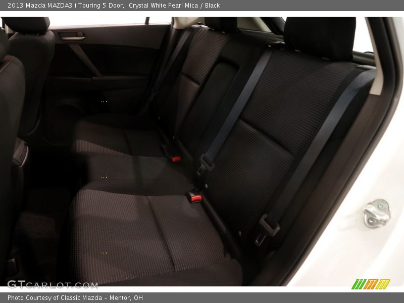 Crystal White Pearl Mica / Black 2013 Mazda MAZDA3 i Touring 5 Door