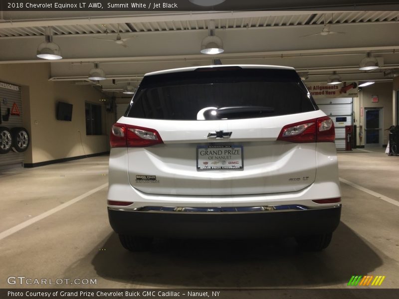 Summit White / Jet Black 2018 Chevrolet Equinox LT AWD
