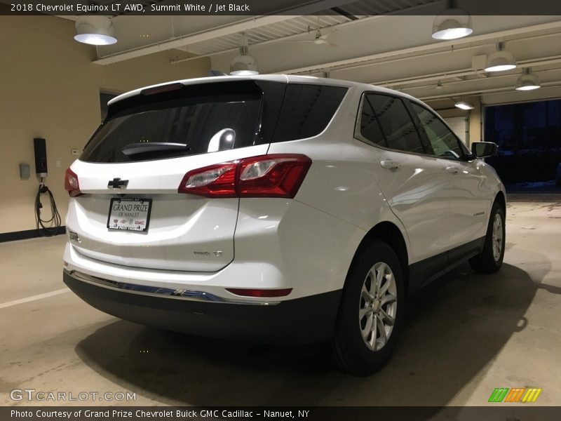 Summit White / Jet Black 2018 Chevrolet Equinox LT AWD