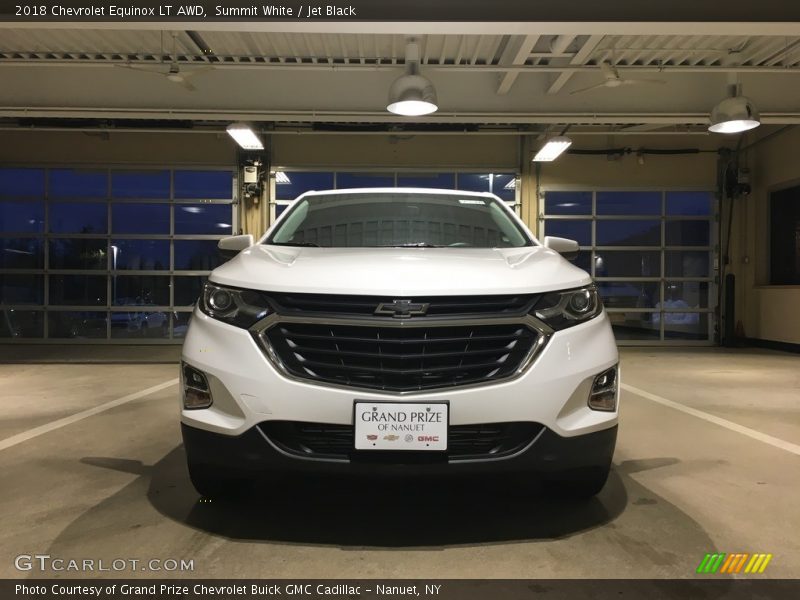 Summit White / Jet Black 2018 Chevrolet Equinox LT AWD