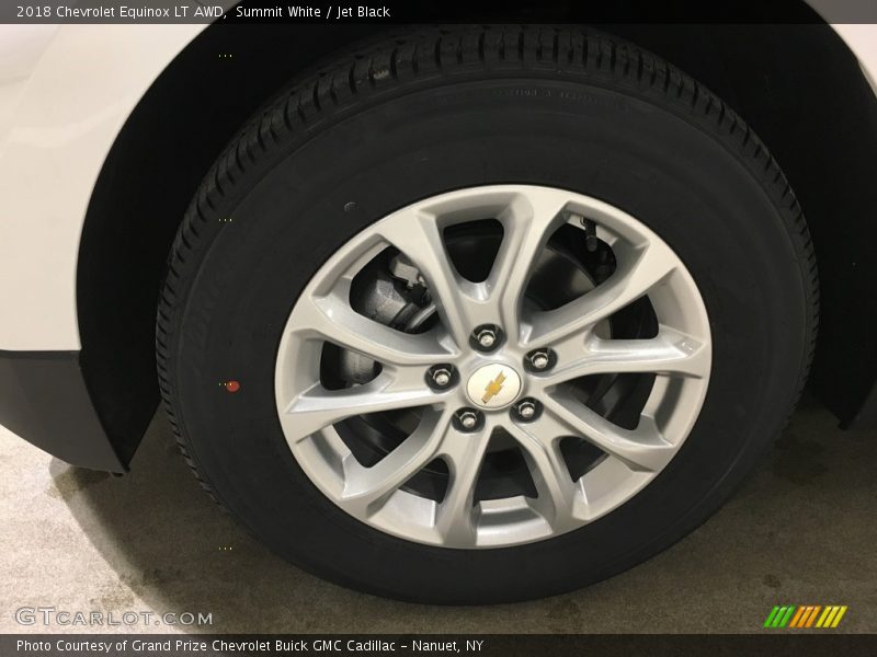 Summit White / Jet Black 2018 Chevrolet Equinox LT AWD