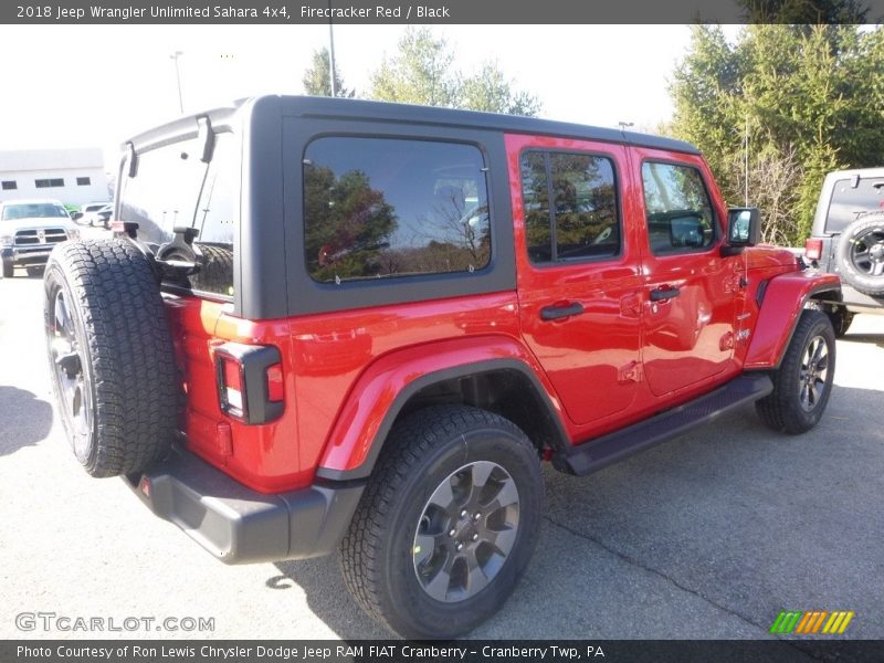 Firecracker Red / Black 2018 Jeep Wrangler Unlimited Sahara 4x4