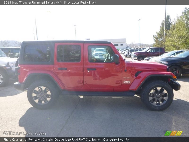 Firecracker Red / Black 2018 Jeep Wrangler Unlimited Sahara 4x4