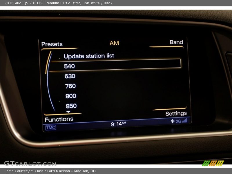 Ibis White / Black 2016 Audi Q5 2.0 TFSI Premium Plus quattro