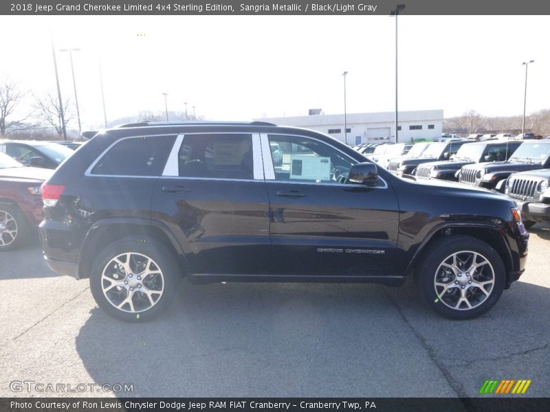 Sangria Metallic / Black/Light Gray 2018 Jeep Grand Cherokee Limited 4x4 Sterling Edition