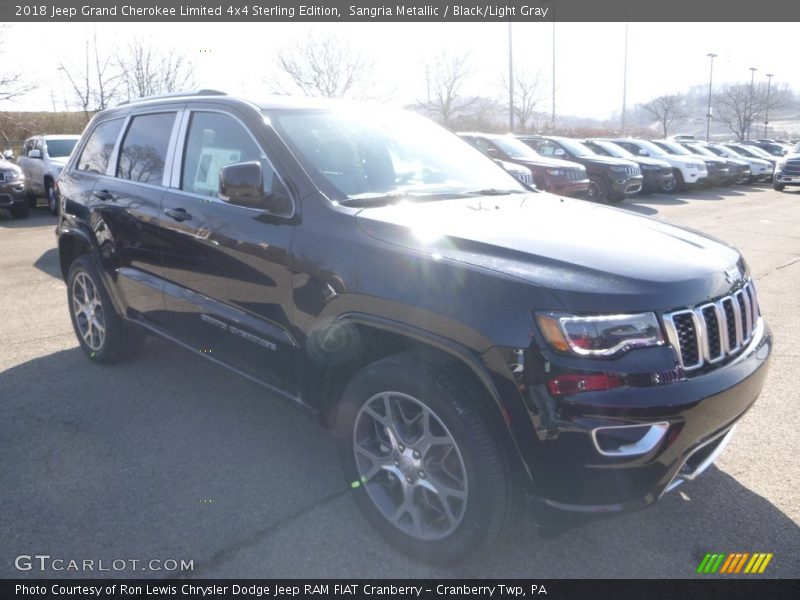 Sangria Metallic / Black/Light Gray 2018 Jeep Grand Cherokee Limited 4x4 Sterling Edition