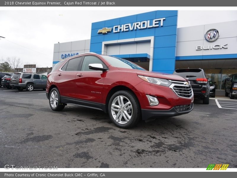 Cajun Red Tintcoat / Jet Black 2018 Chevrolet Equinox Premier