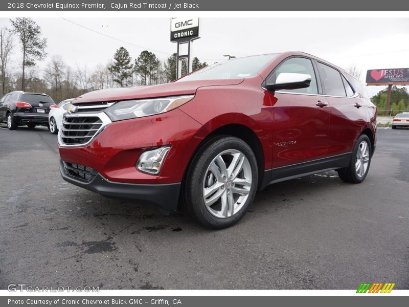 Cajun Red Tintcoat / Jet Black 2018 Chevrolet Equinox Premier