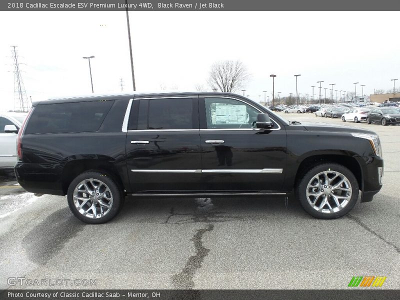 Black Raven / Jet Black 2018 Cadillac Escalade ESV Premium Luxury 4WD