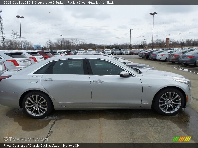 Radiant Silver Metallic / Jet Black 2018 Cadillac CT6 3.6 Luxury AWD Sedan