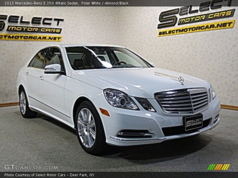 Polar White / Almond/Black 2013 Mercedes-Benz E 350 4Matic Sedan