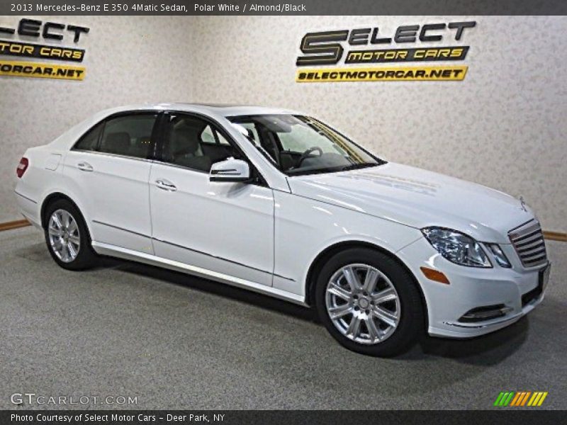 Polar White / Almond/Black 2013 Mercedes-Benz E 350 4Matic Sedan