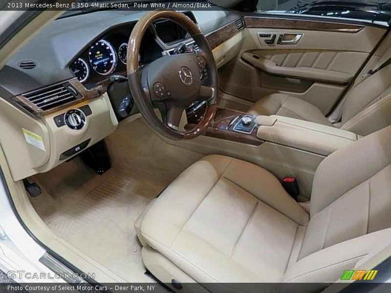 Polar White / Almond/Black 2013 Mercedes-Benz E 350 4Matic Sedan