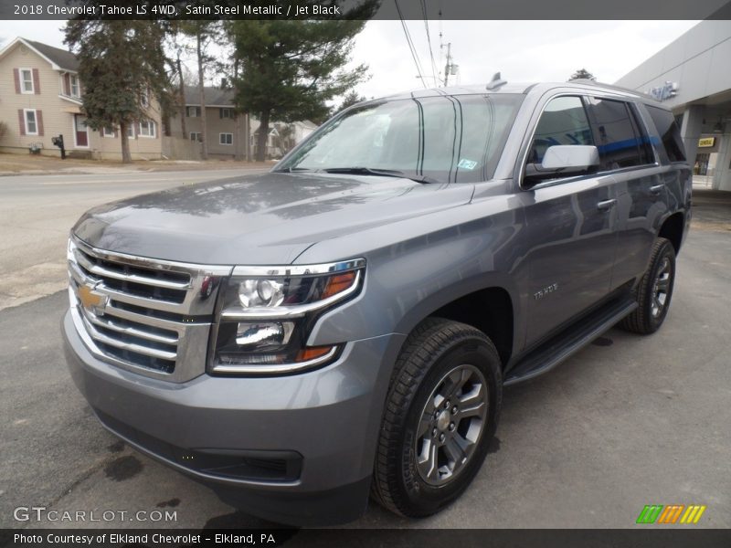 Satin Steel Metallic / Jet Black 2018 Chevrolet Tahoe LS 4WD
