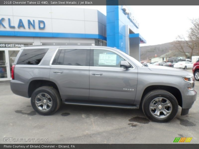 Satin Steel Metallic / Jet Black 2018 Chevrolet Tahoe LS 4WD