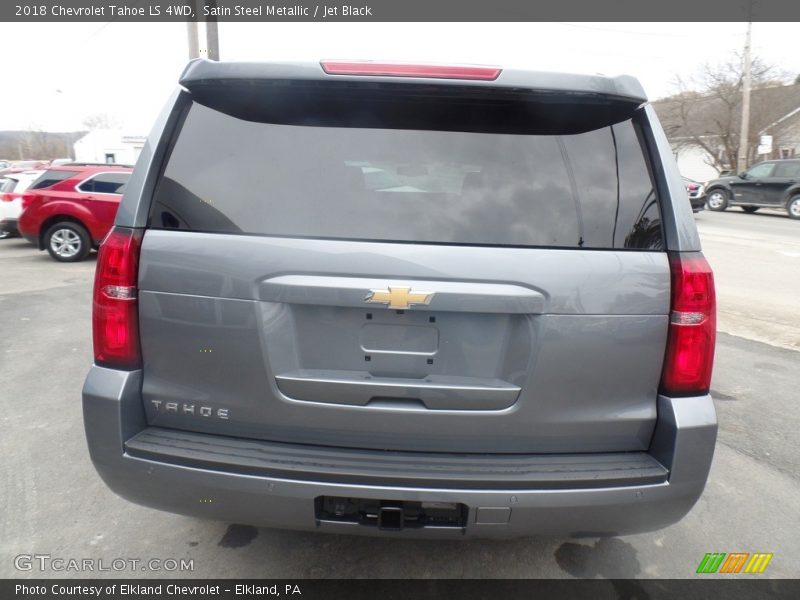 Satin Steel Metallic / Jet Black 2018 Chevrolet Tahoe LS 4WD