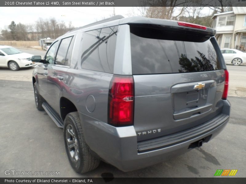 Satin Steel Metallic / Jet Black 2018 Chevrolet Tahoe LS 4WD