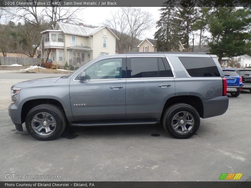 Satin Steel Metallic / Jet Black 2018 Chevrolet Tahoe LS 4WD