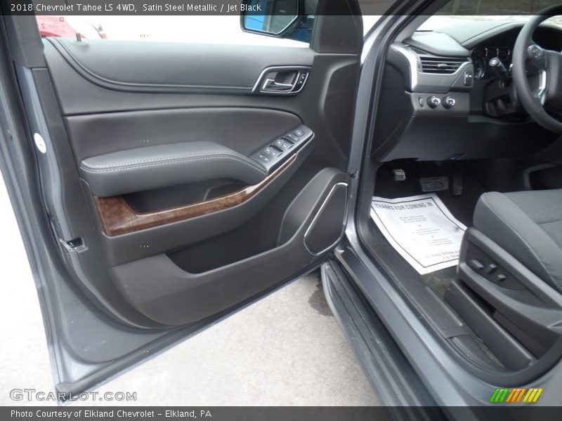 Satin Steel Metallic / Jet Black 2018 Chevrolet Tahoe LS 4WD