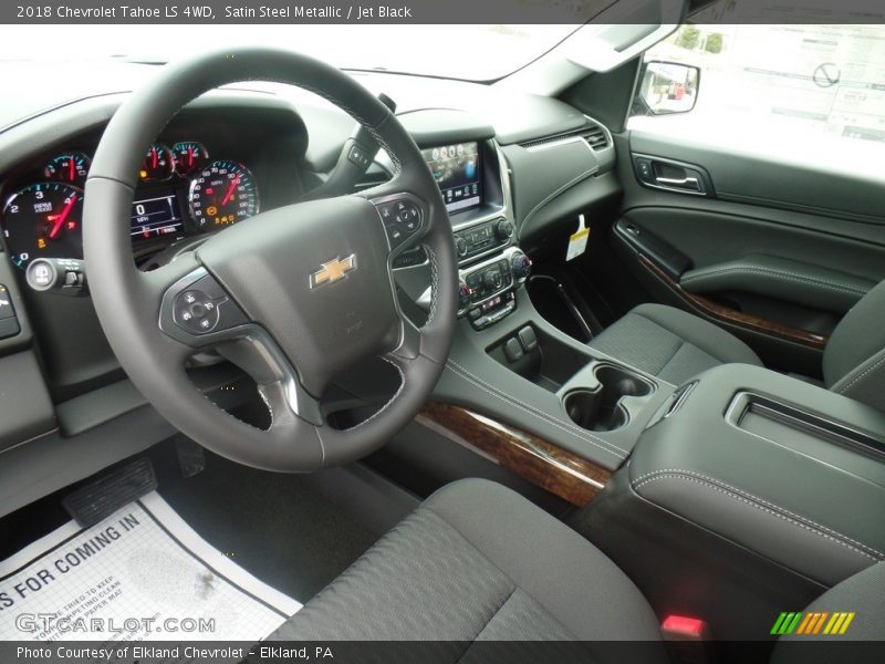 Satin Steel Metallic / Jet Black 2018 Chevrolet Tahoe LS 4WD