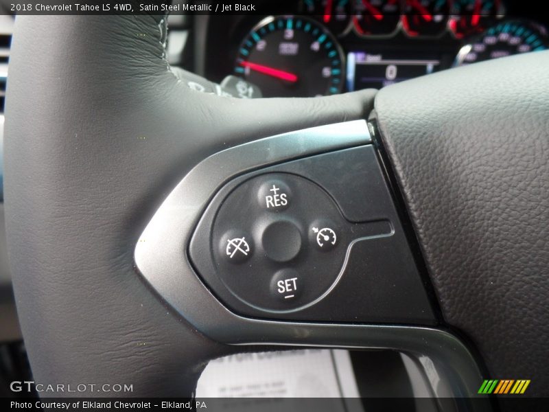 Satin Steel Metallic / Jet Black 2018 Chevrolet Tahoe LS 4WD