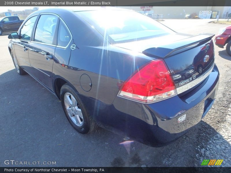 Imperial Blue Metallic / Ebony Black 2008 Chevrolet Impala LT