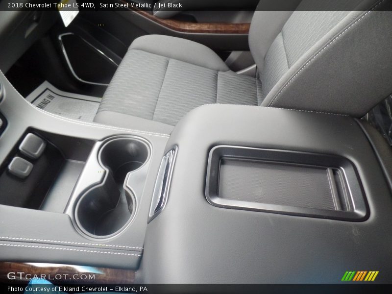 Satin Steel Metallic / Jet Black 2018 Chevrolet Tahoe LS 4WD