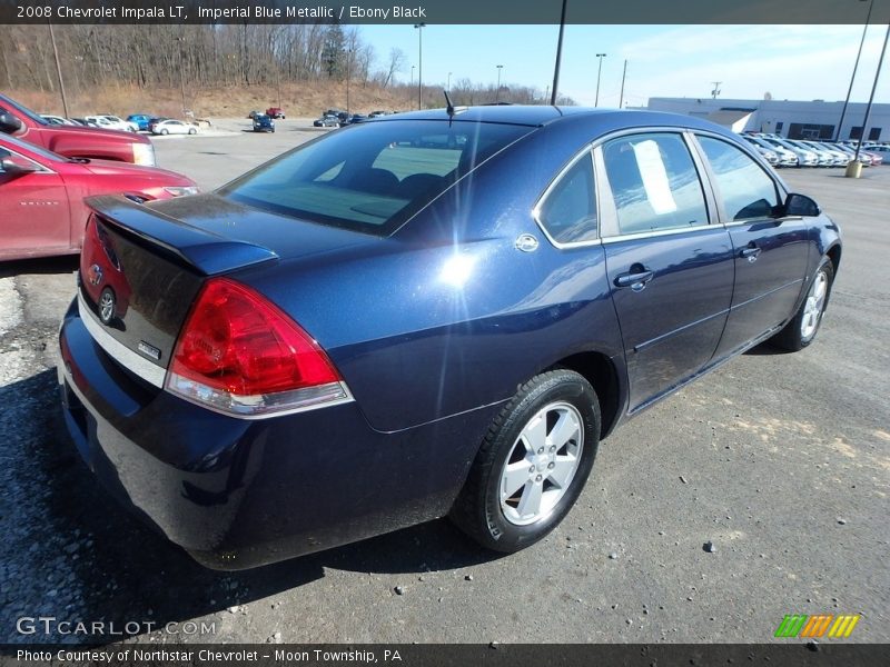 Imperial Blue Metallic / Ebony Black 2008 Chevrolet Impala LT