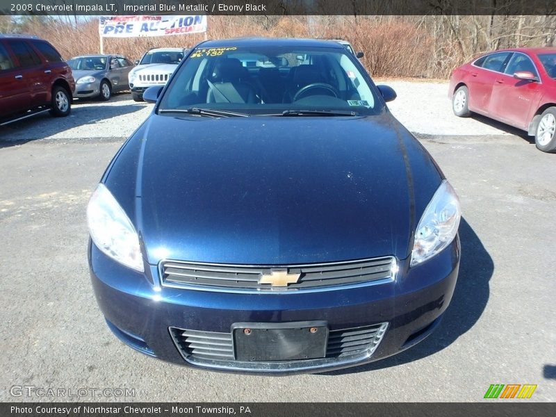 Imperial Blue Metallic / Ebony Black 2008 Chevrolet Impala LT