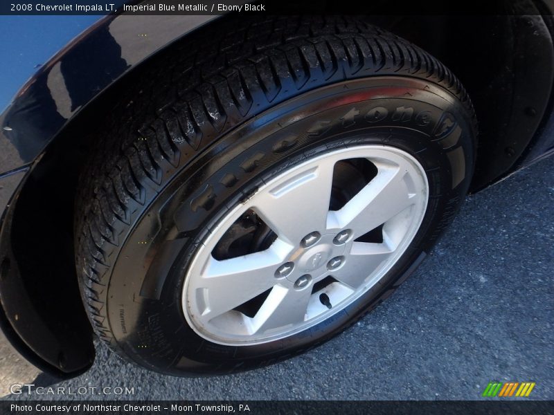 Imperial Blue Metallic / Ebony Black 2008 Chevrolet Impala LT