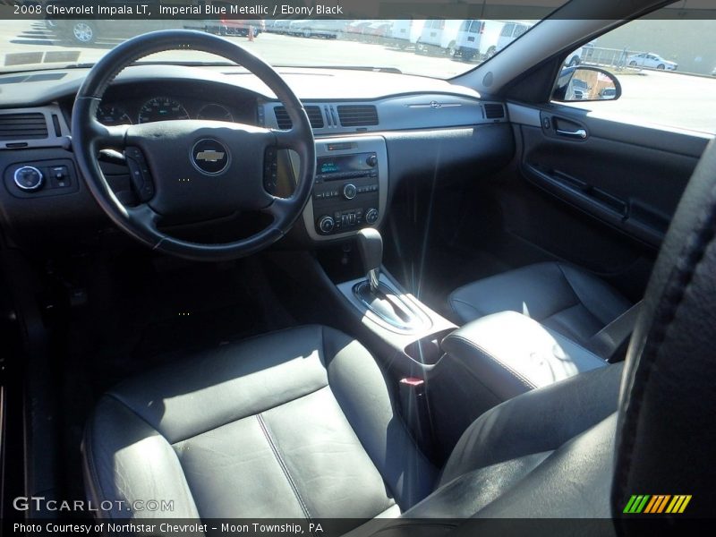 Imperial Blue Metallic / Ebony Black 2008 Chevrolet Impala LT