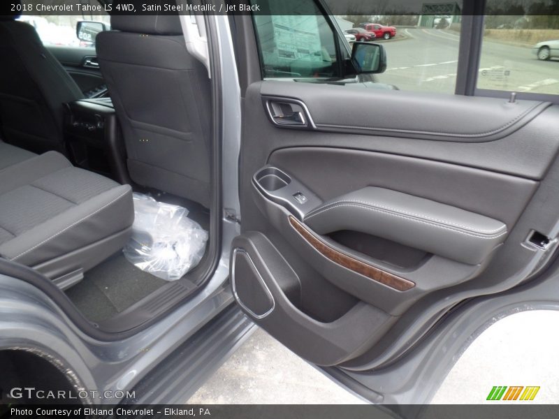 Satin Steel Metallic / Jet Black 2018 Chevrolet Tahoe LS 4WD