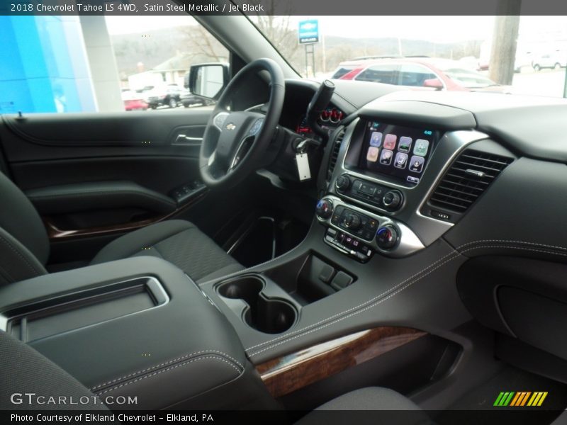Satin Steel Metallic / Jet Black 2018 Chevrolet Tahoe LS 4WD