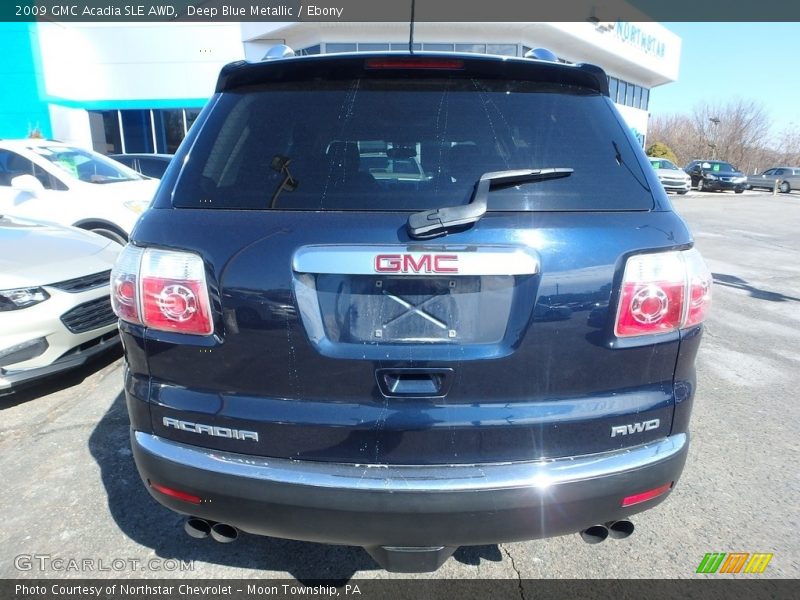 Deep Blue Metallic / Ebony 2009 GMC Acadia SLE AWD