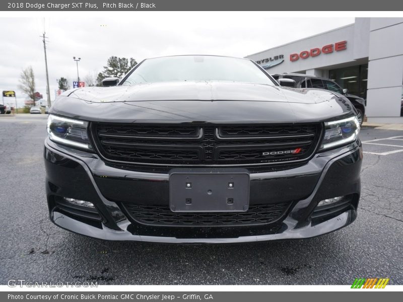 Pitch Black / Black 2018 Dodge Charger SXT Plus