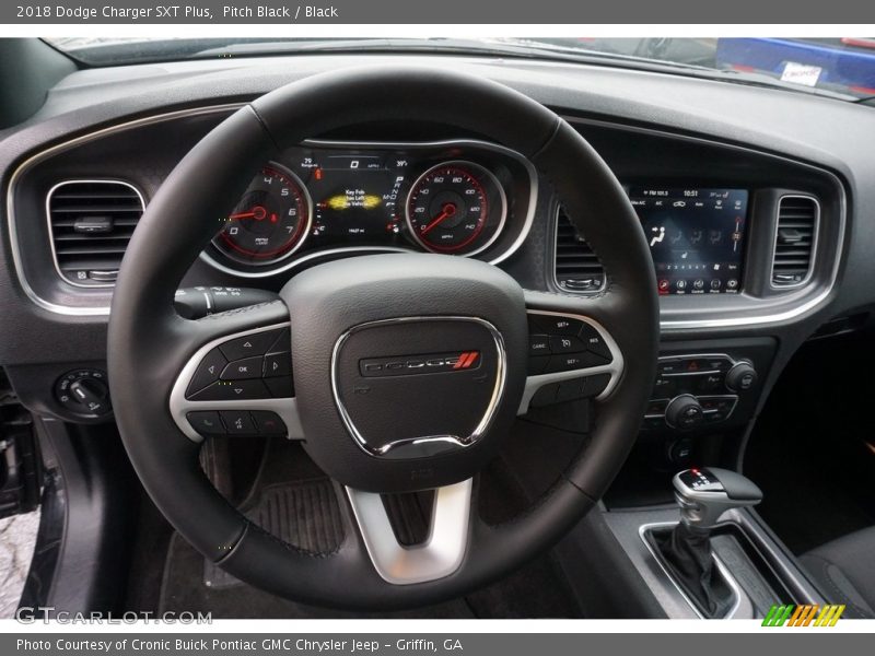 Pitch Black / Black 2018 Dodge Charger SXT Plus