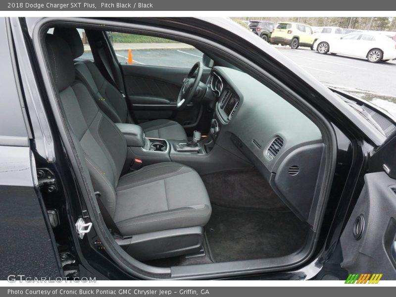 Pitch Black / Black 2018 Dodge Charger SXT Plus