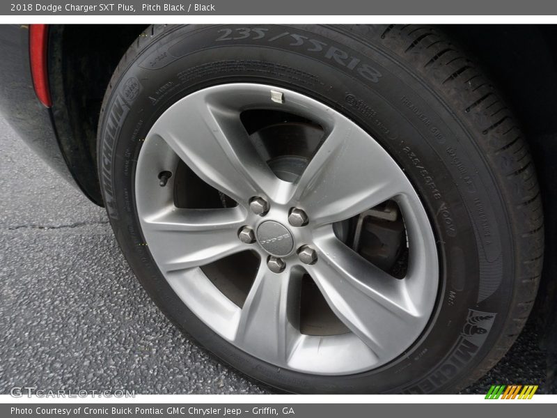 Pitch Black / Black 2018 Dodge Charger SXT Plus