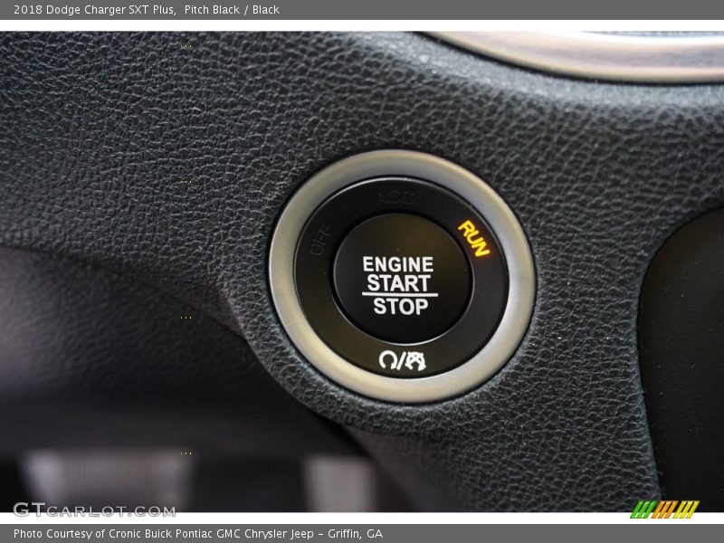 Pitch Black / Black 2018 Dodge Charger SXT Plus