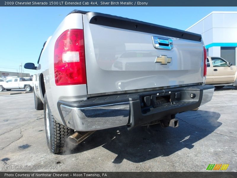 Silver Birch Metallic / Ebony 2009 Chevrolet Silverado 1500 LT Extended Cab 4x4