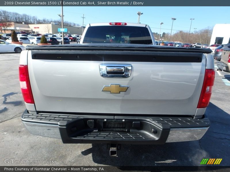 Silver Birch Metallic / Ebony 2009 Chevrolet Silverado 1500 LT Extended Cab 4x4