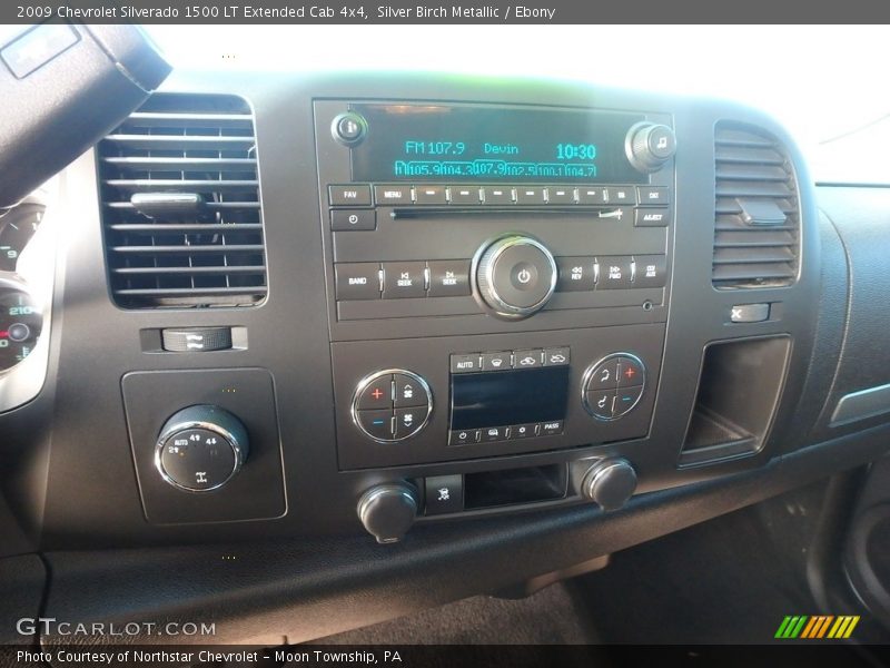 Silver Birch Metallic / Ebony 2009 Chevrolet Silverado 1500 LT Extended Cab 4x4